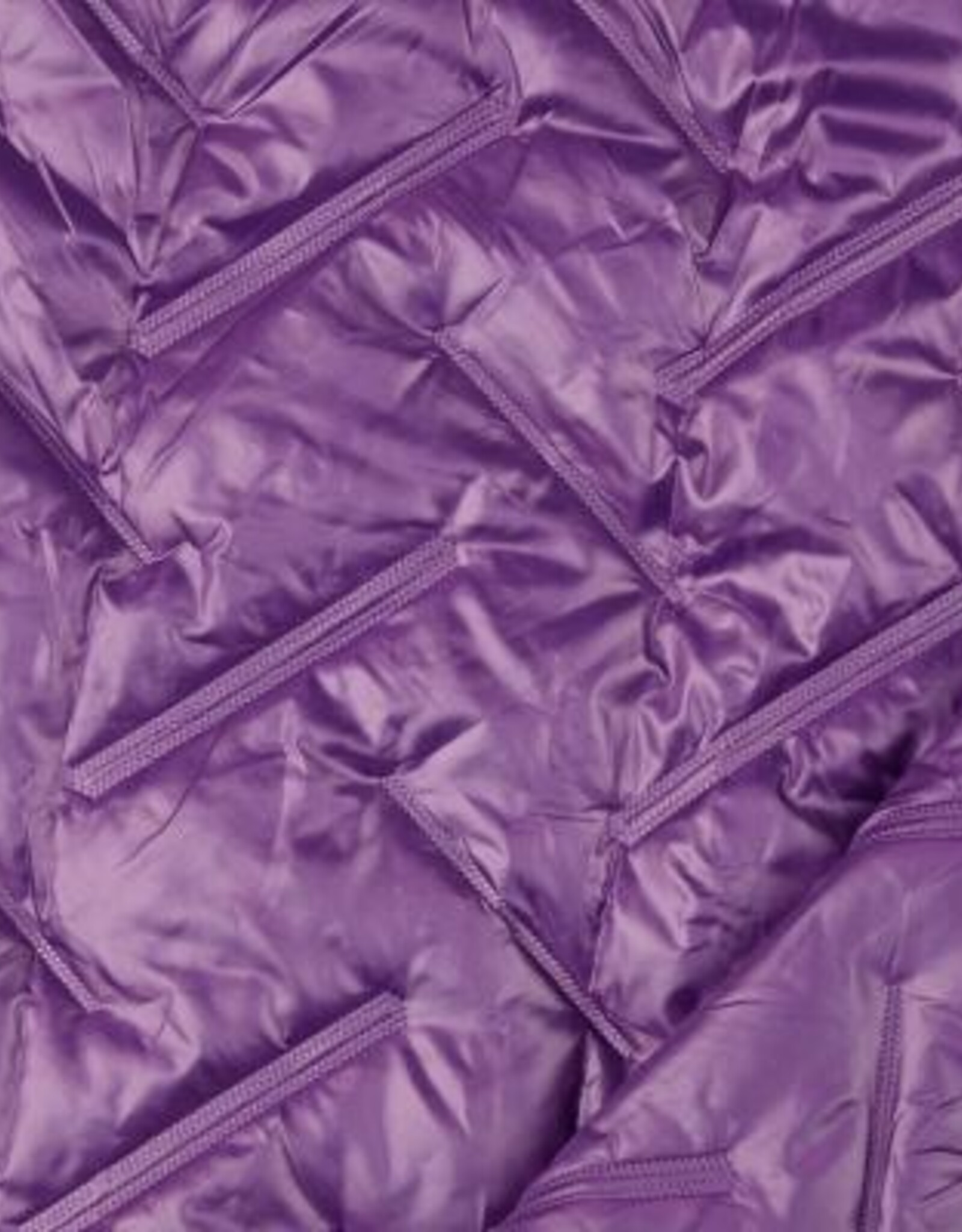 Stepper gestreept matelassé dubbelzijdig glanzend paars