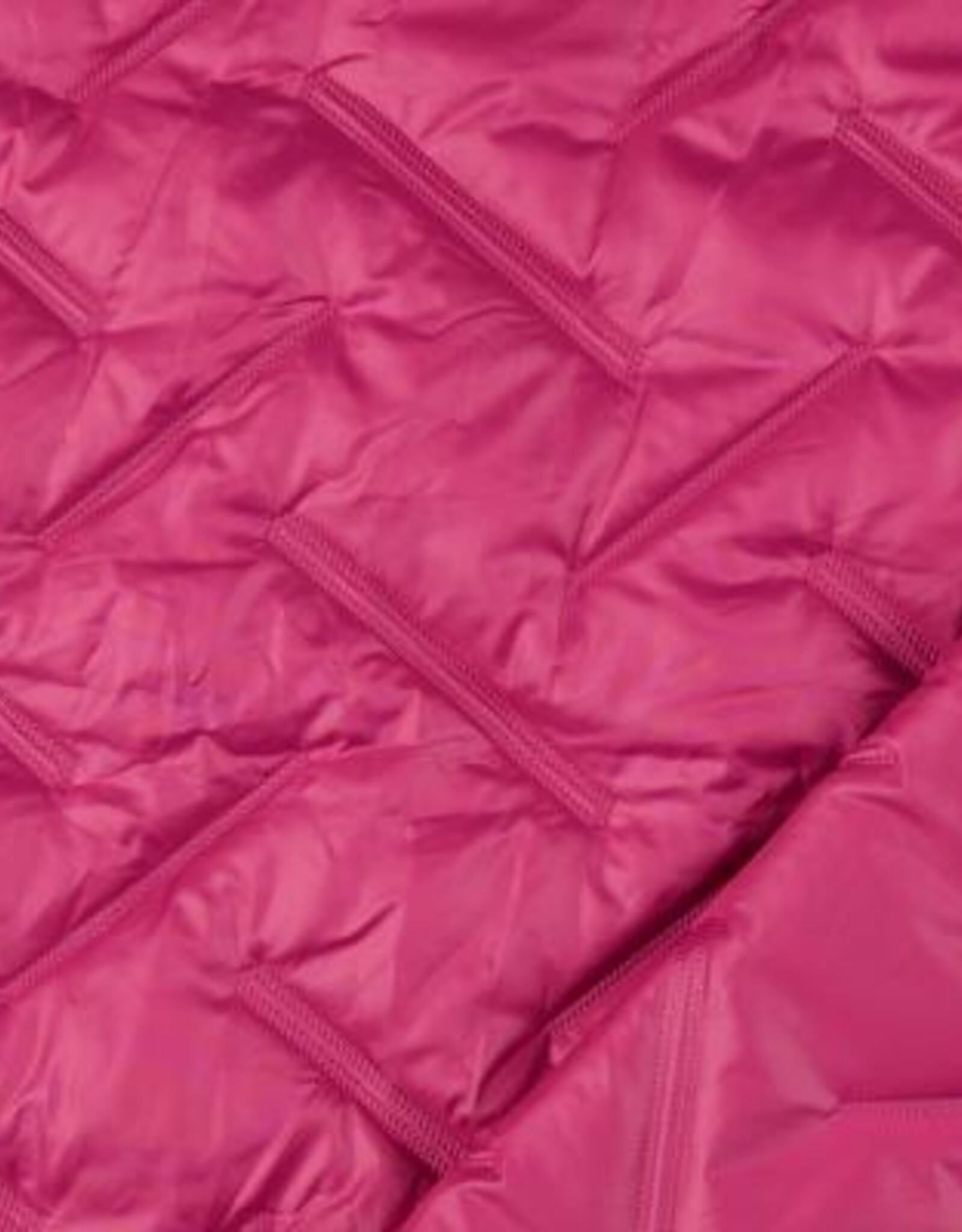 Stepper gestreept matelassé dubbelzijdig glanzend fuchsia