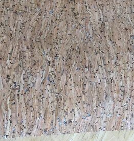 Kurk met glitters goud/zilver op rol 660mm breed