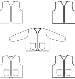 Junna vest kids & dames