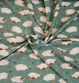Katoenjersey Fancy Piggy