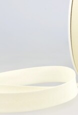Stoffenschuur selectie Biais polykatoen 20mm op rol gebroken wit col.51