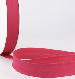Biais polykatoen 20mm op rol fuchsia col.178