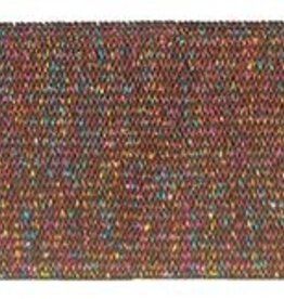 Sierelastiek glitter regenboog 40mm