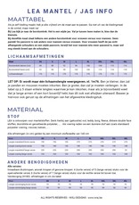 Lea jas/mantel volwassenen - WISJ