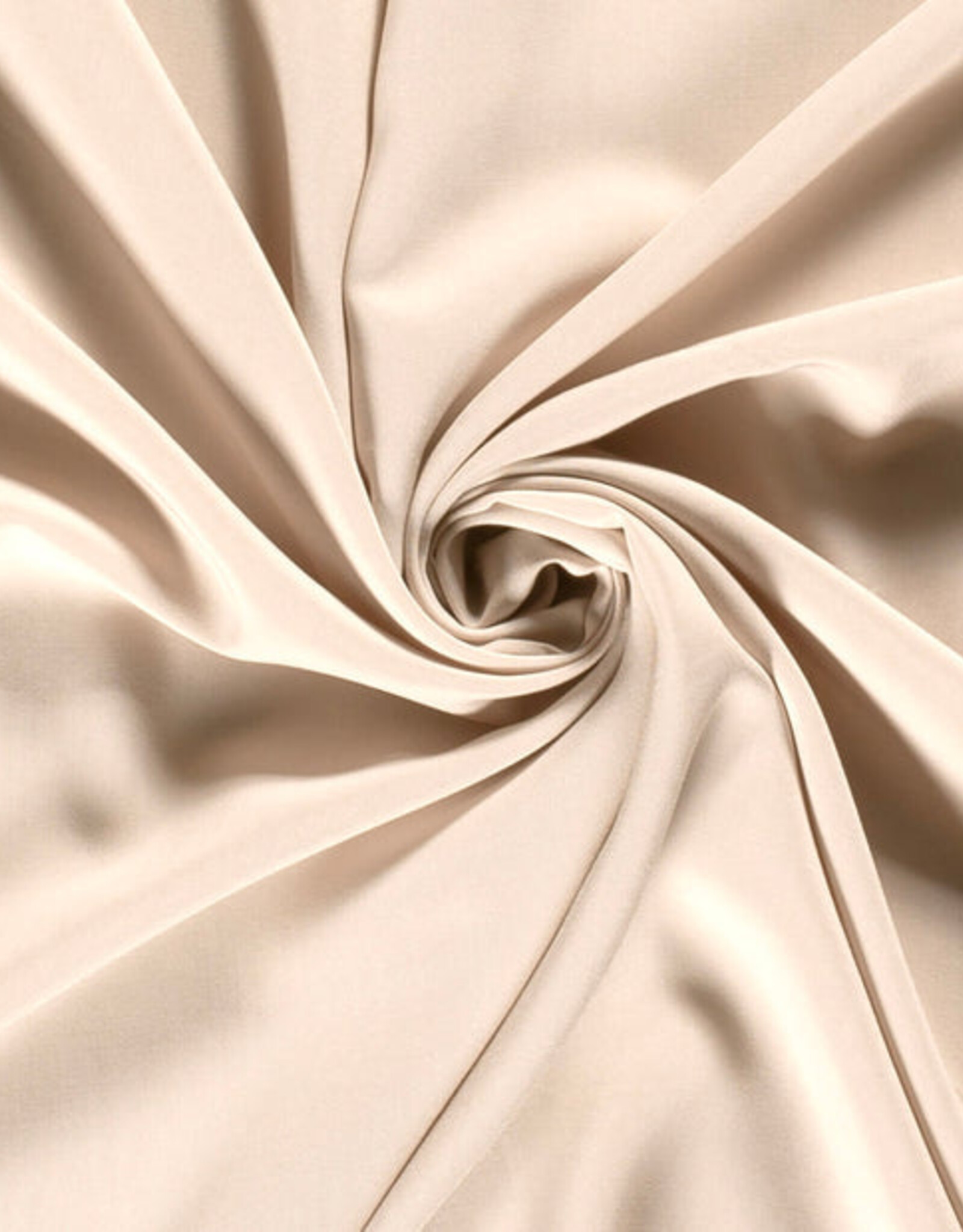 Bamboe Poplin Uni Beige