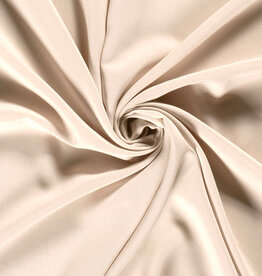 Bamboe Poplin Uni Beige