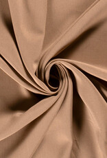 Bamboe Poplin Uni Taupe