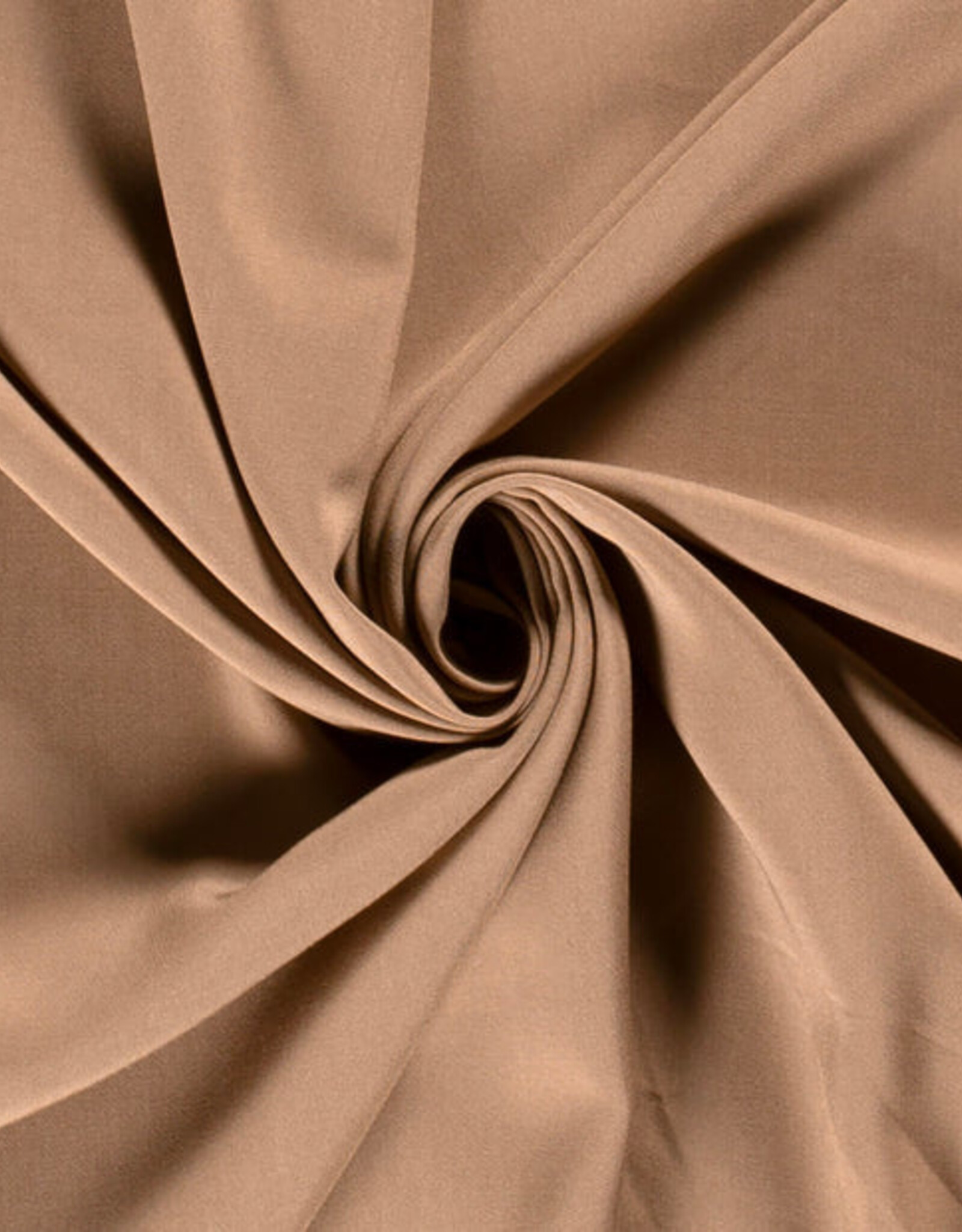 Bamboe Poplin Uni Taupe
