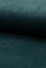 Corduroy 21w washed look met lichte stretch - Green Petrol