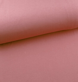 Boordstof Ribbing Coral Pink - Eva Mouton