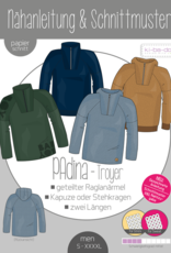 Patroon Padina trui met rits mannen