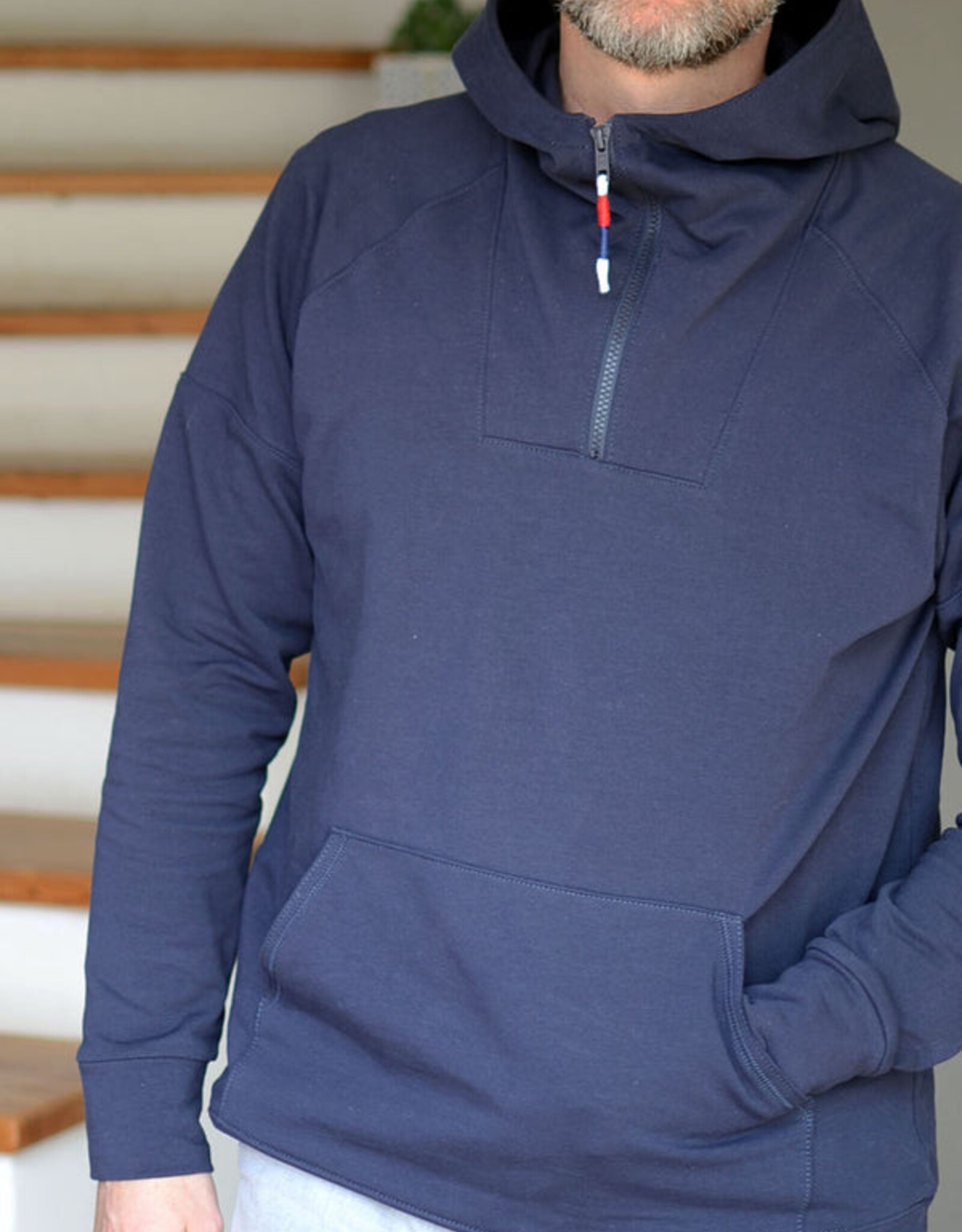 Patroon Padina trui met rits mannen