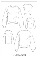 Patroon Fraya vleugel sweater vrouwen