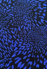mydressmade Viscosestof - Kleine dierenhuid-blauw