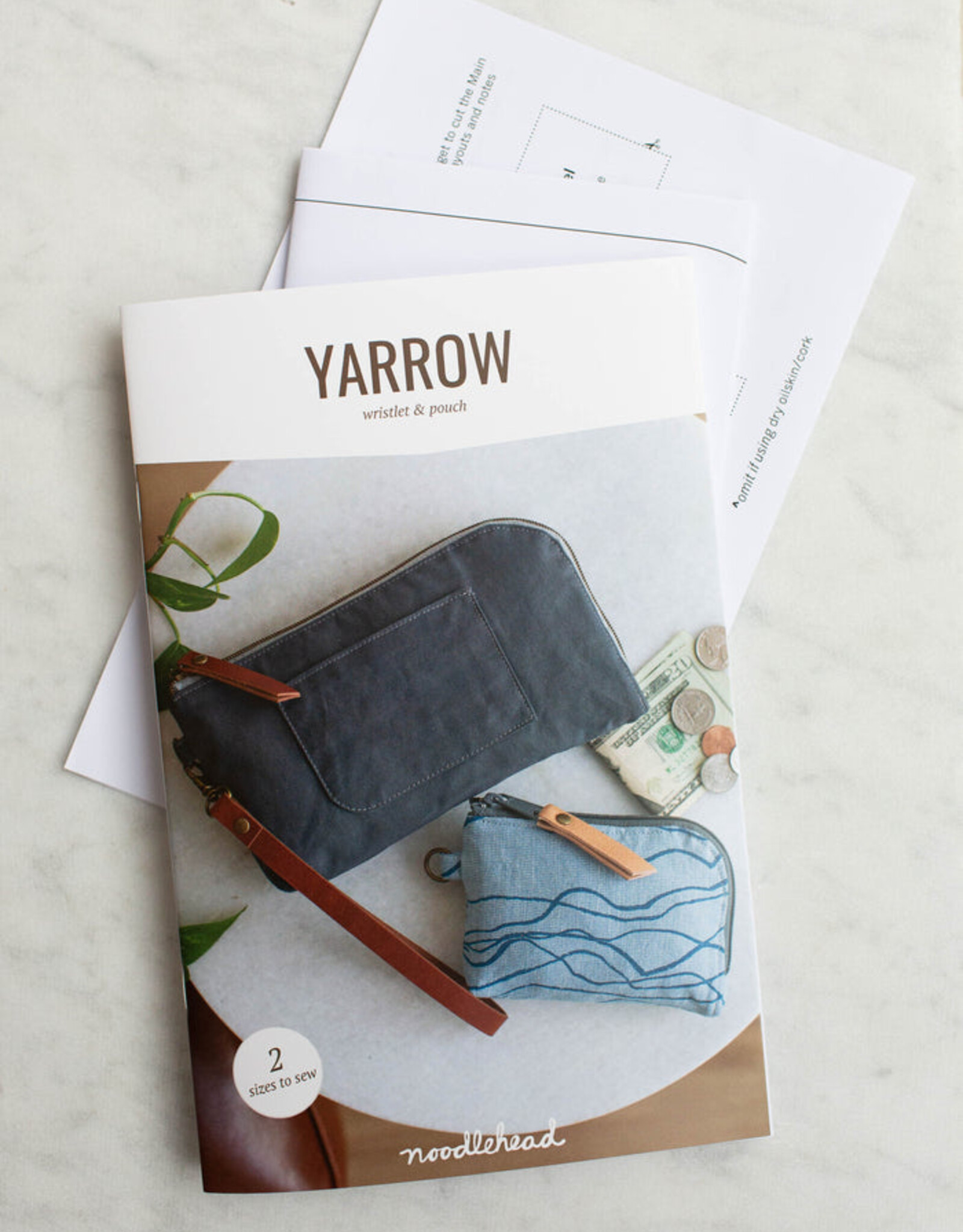 Yarrow wristlet pouch