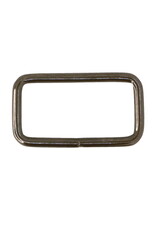 Passant 38mm gun metaal - set van 2 stuks Passant 38mm gun metaal - set van 2 stuks