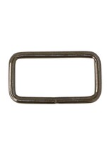 Passant 25mm gun metaal - set van 2 stuks Passant 25mm gun metaal - set van 2 stuks