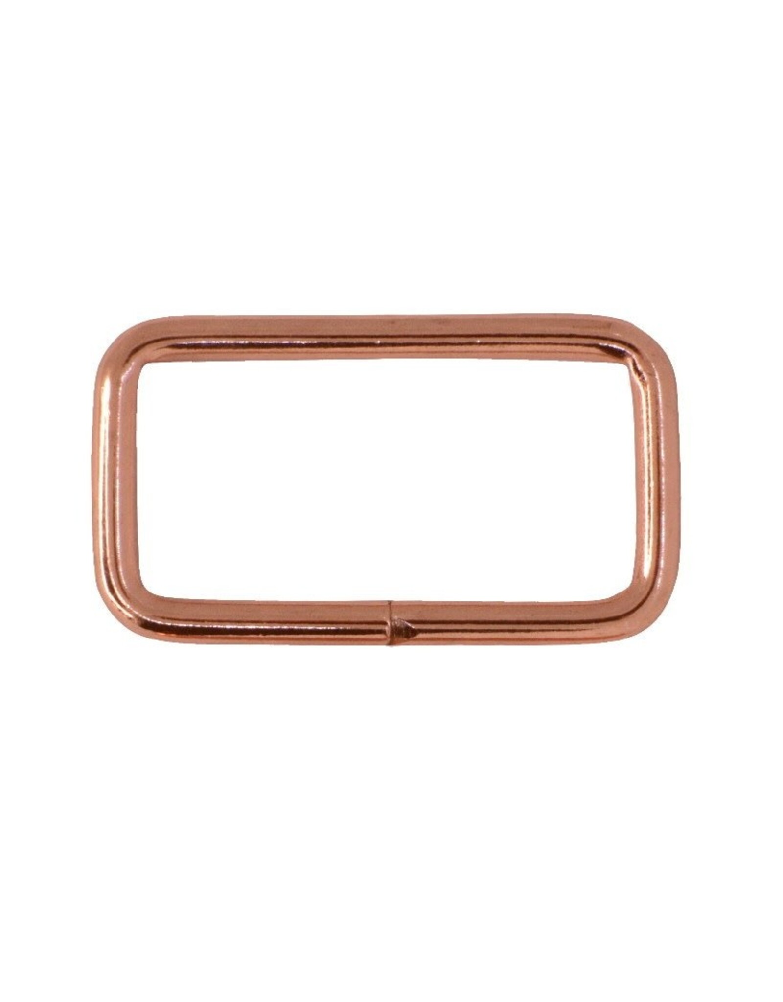 Passant 25mm rose goud - set van 2 stuks