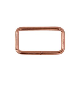 Passant 25mm rose goud - set van 2 stuks