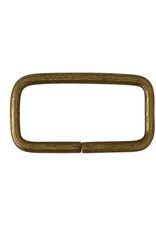 Passant 25mm antiek goud - set van 2 stuks