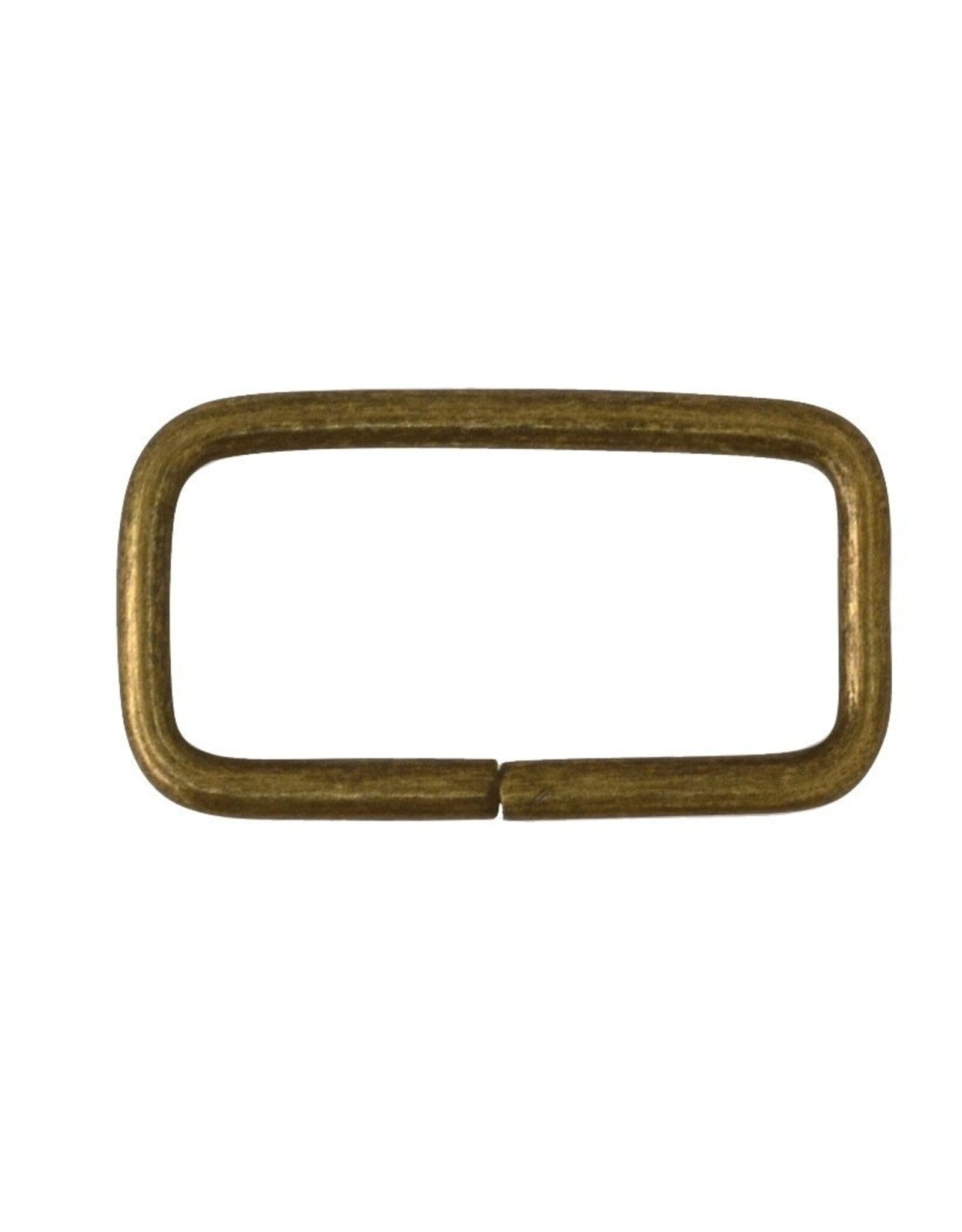 Passant 25mm antiek goud - set van 2 stuks