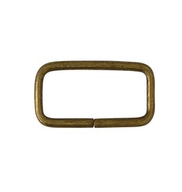 Passant 25mm antiek goud - set van 2 stuks