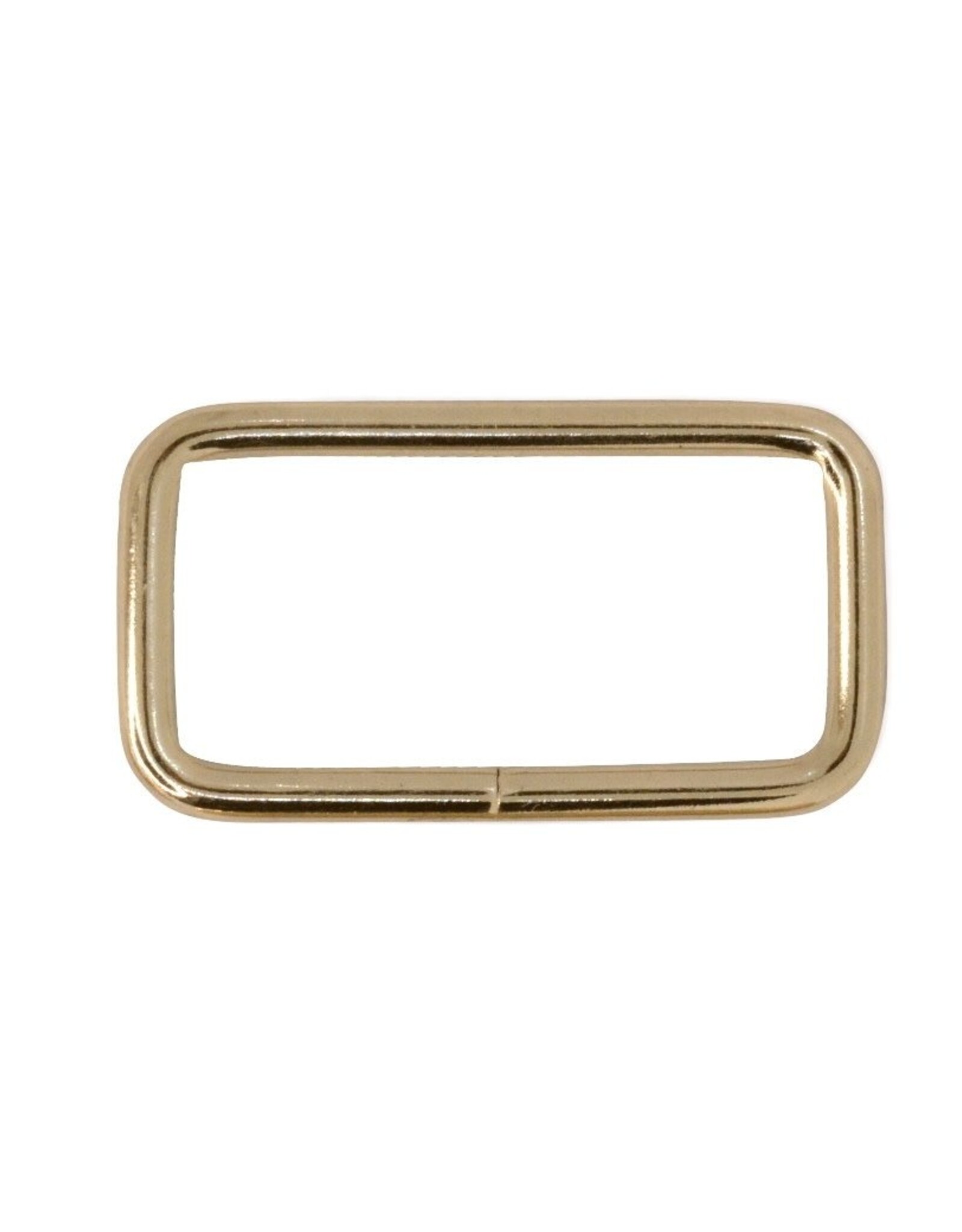 Passant 25mm goud - set van 2 stuks