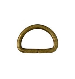 D-ring 38mm antiek goud - set van 2 stuks