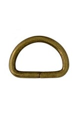 D-ring 25mm antiek goud - set van 2 stuks