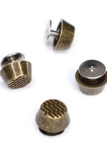 Pootjes met schroef antiek goud - set van 4 stuks