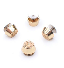 Pootjes met schroef goud - set van 4 stuks