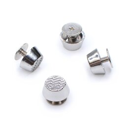 Pootjes met schroef nikkel - set van 4 stuks