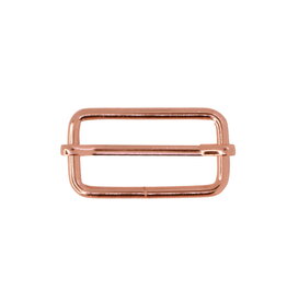 Zipperzoo Schuifgesp 25mm rose goud - set van 2 stuks