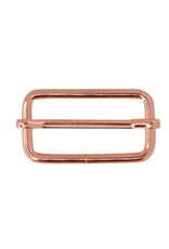 Schuifgesp 38mm rose goud - set van 2 stuks