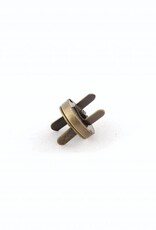 Magneetsluiting 18mm antiek goud - set van 2 stuks Magneetsluiting 18mm antiek goud - set van 2 stuks