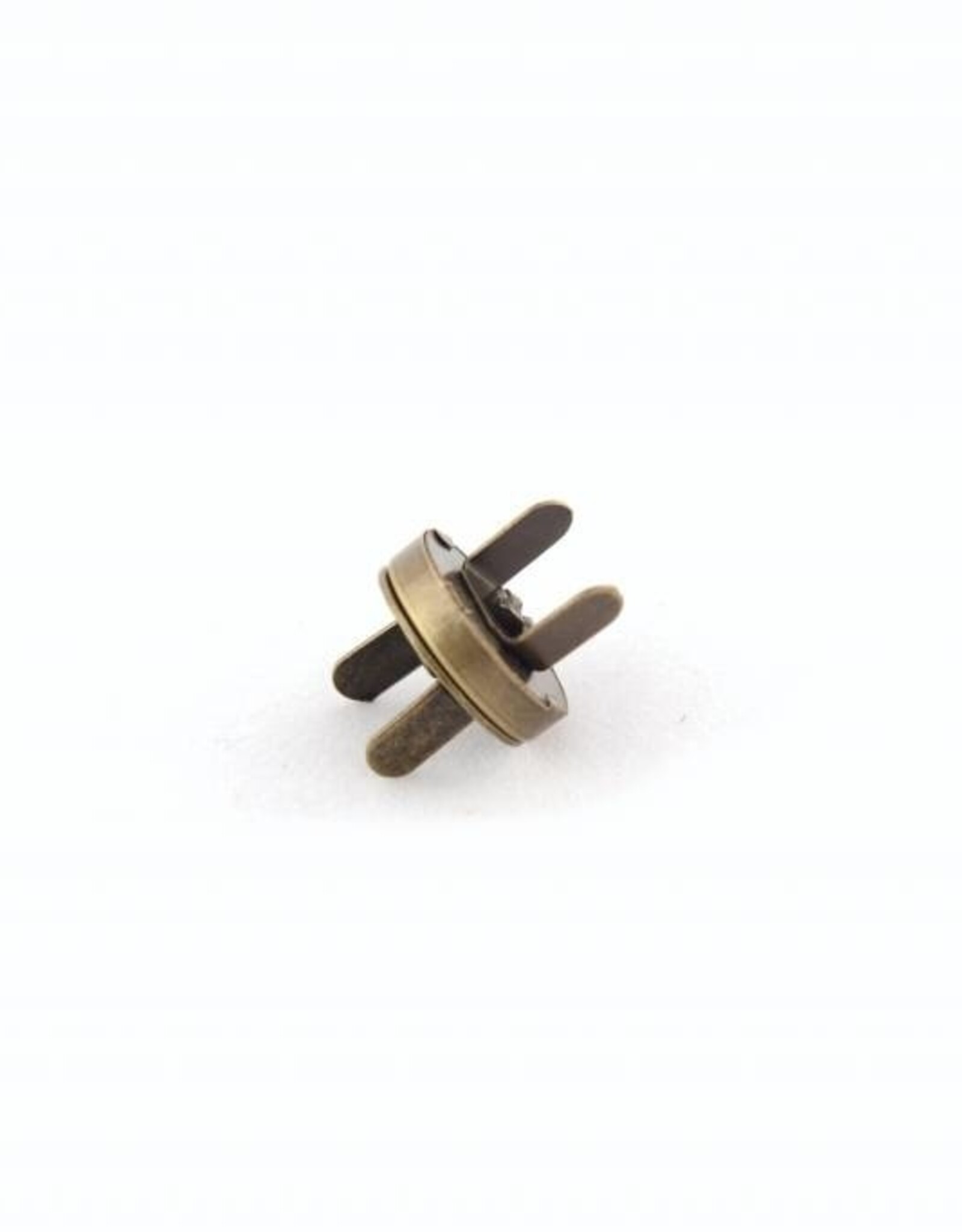 Zipperzoo Magneetsluiting 18mm antiek goud - set van 2 stuks