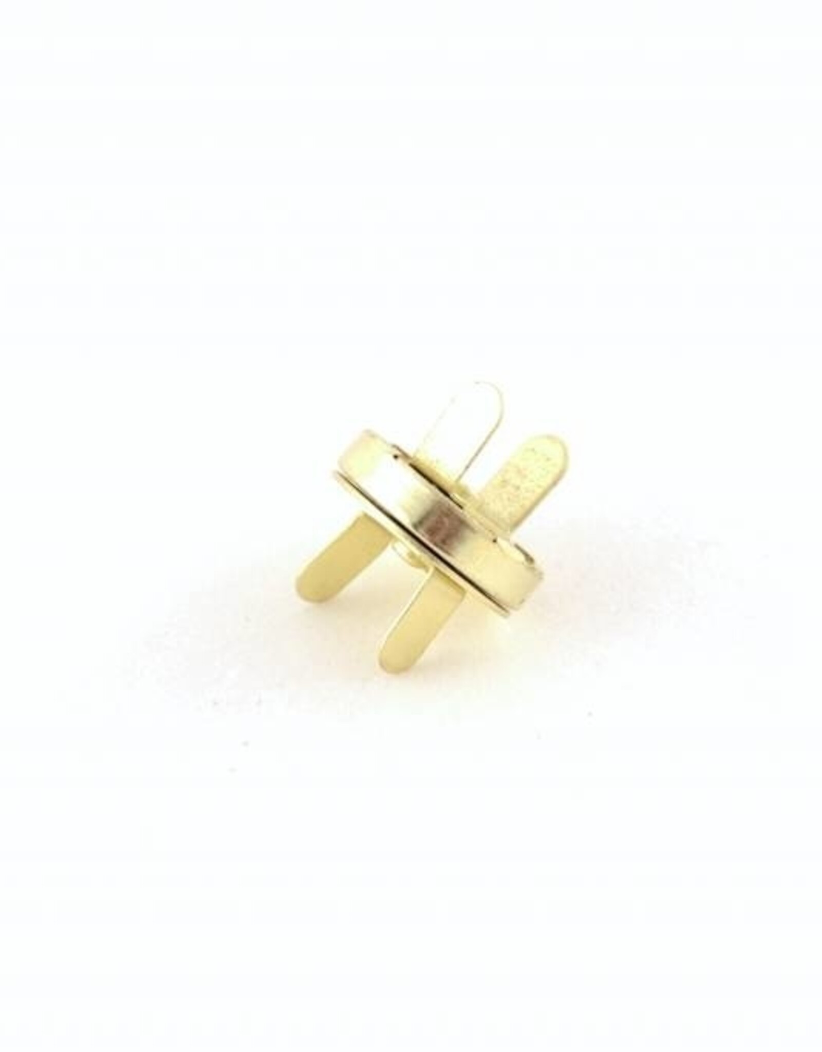 Magneetsluiting 18mm goud - set van 2 stuks