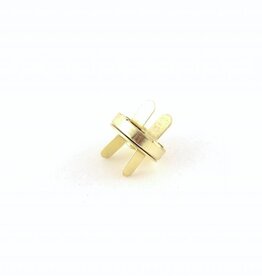 Magneetsluiting 18mm goud - set van 2 stuks
