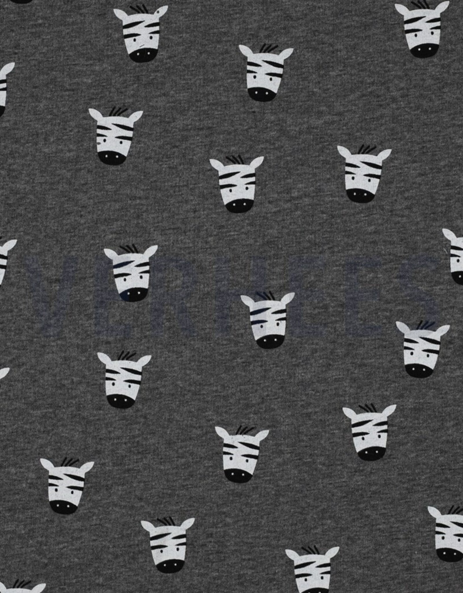 Soft sweat zebra grey melange