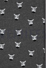 Soft sweat zebra grey melange Soft sweat zebra grey melange