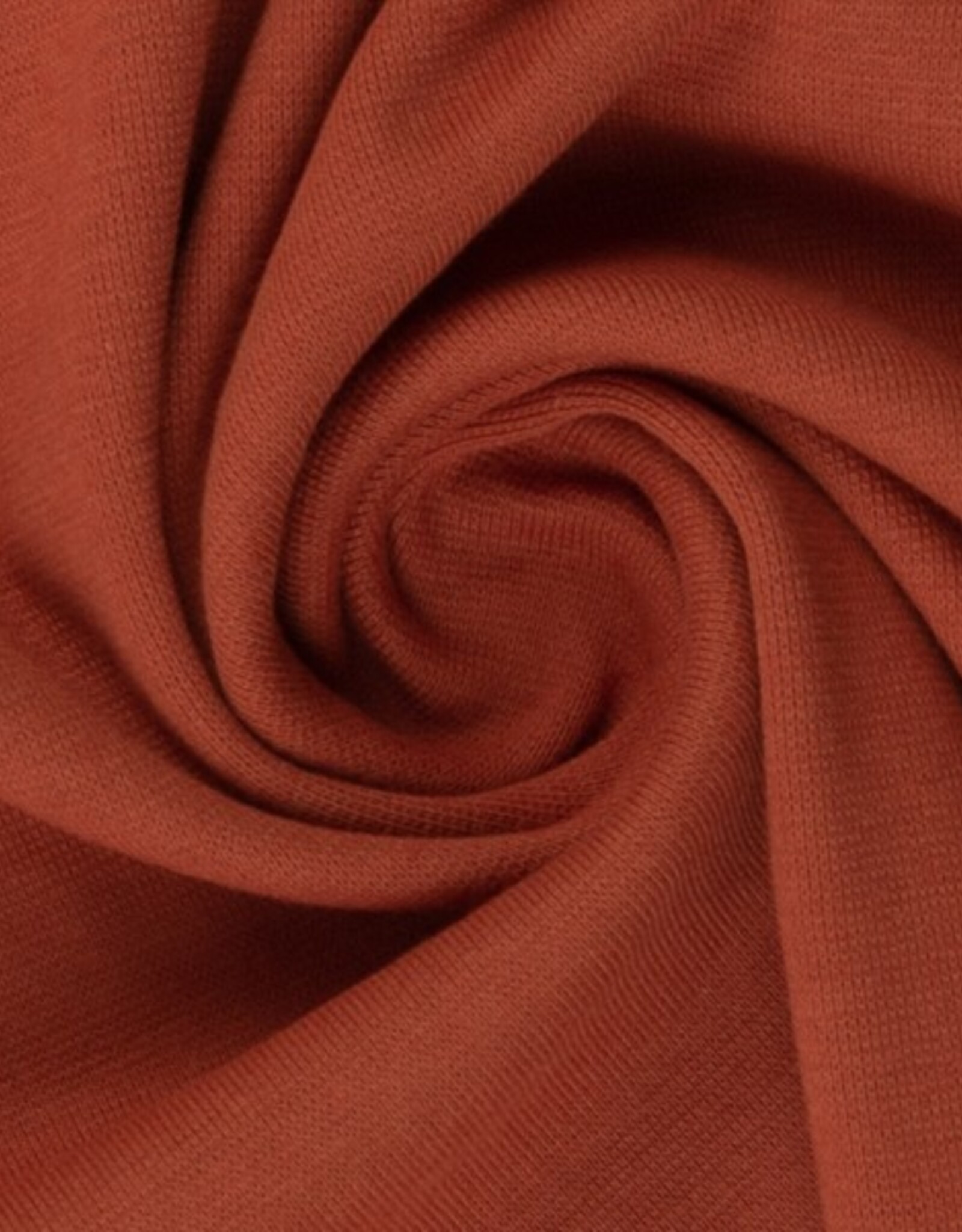 Boordstof uni terracotta