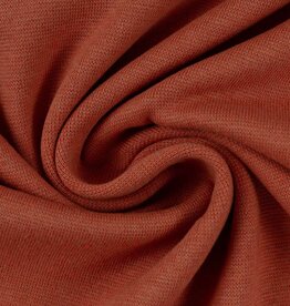 French Terry uni terracotta
