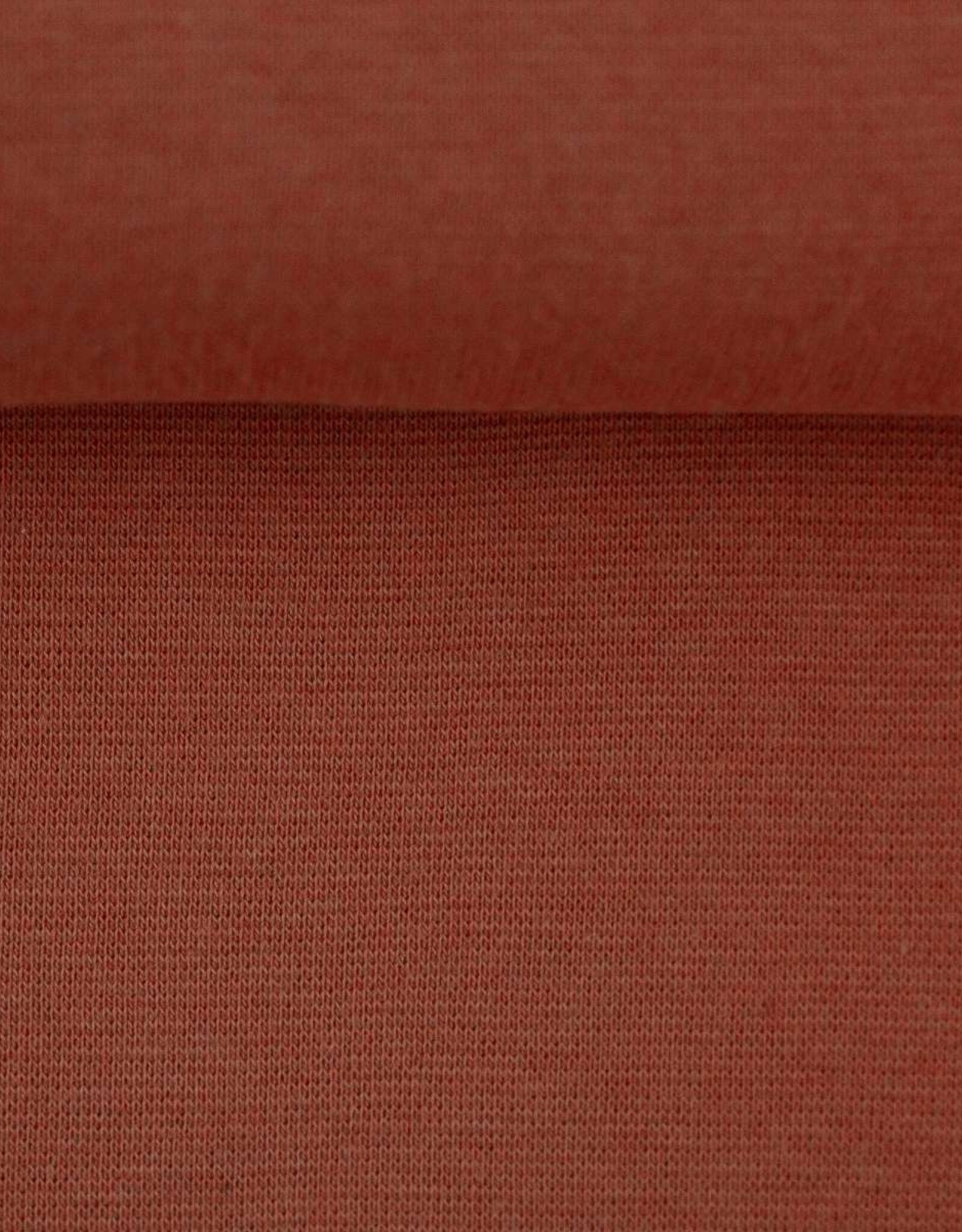French Terry uni terracotta