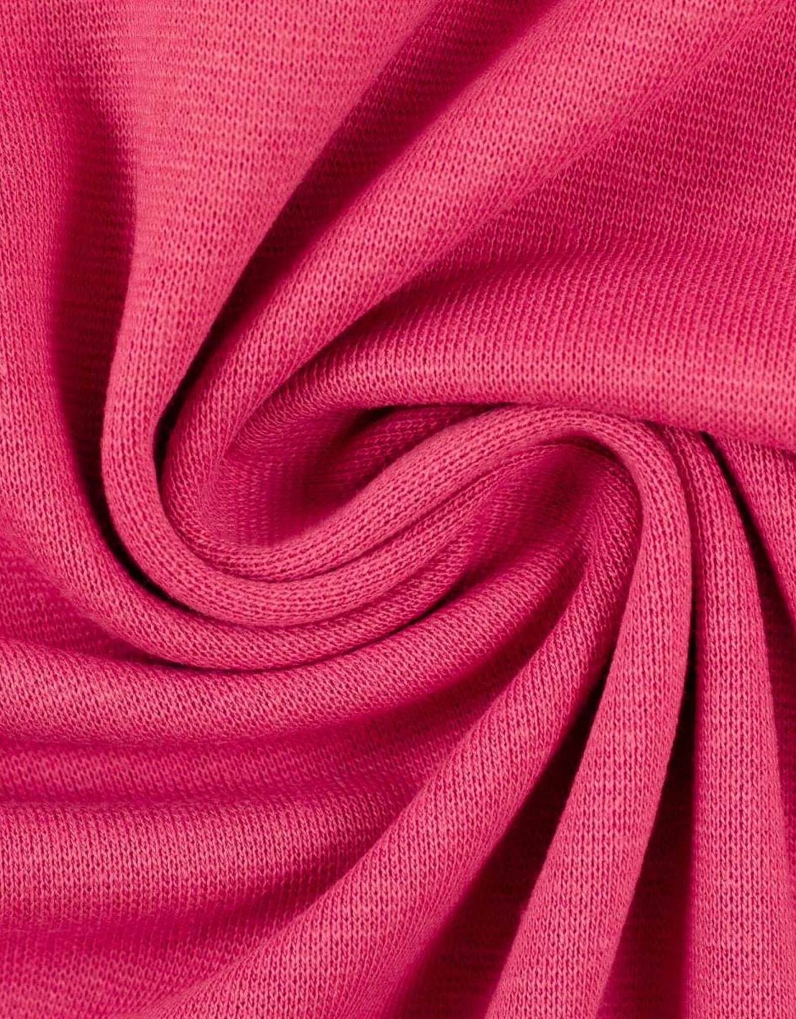 French Terry uni roze