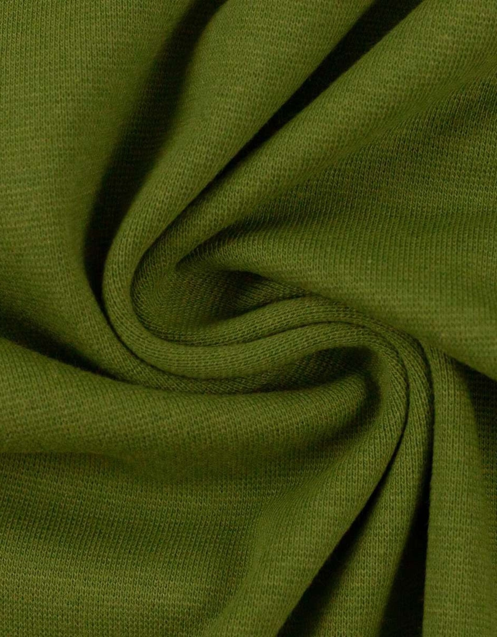 French Terry uni licht groen