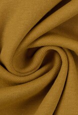French Terry uni goudgeel
