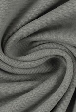 French Terry uni lichtgrijs mélange