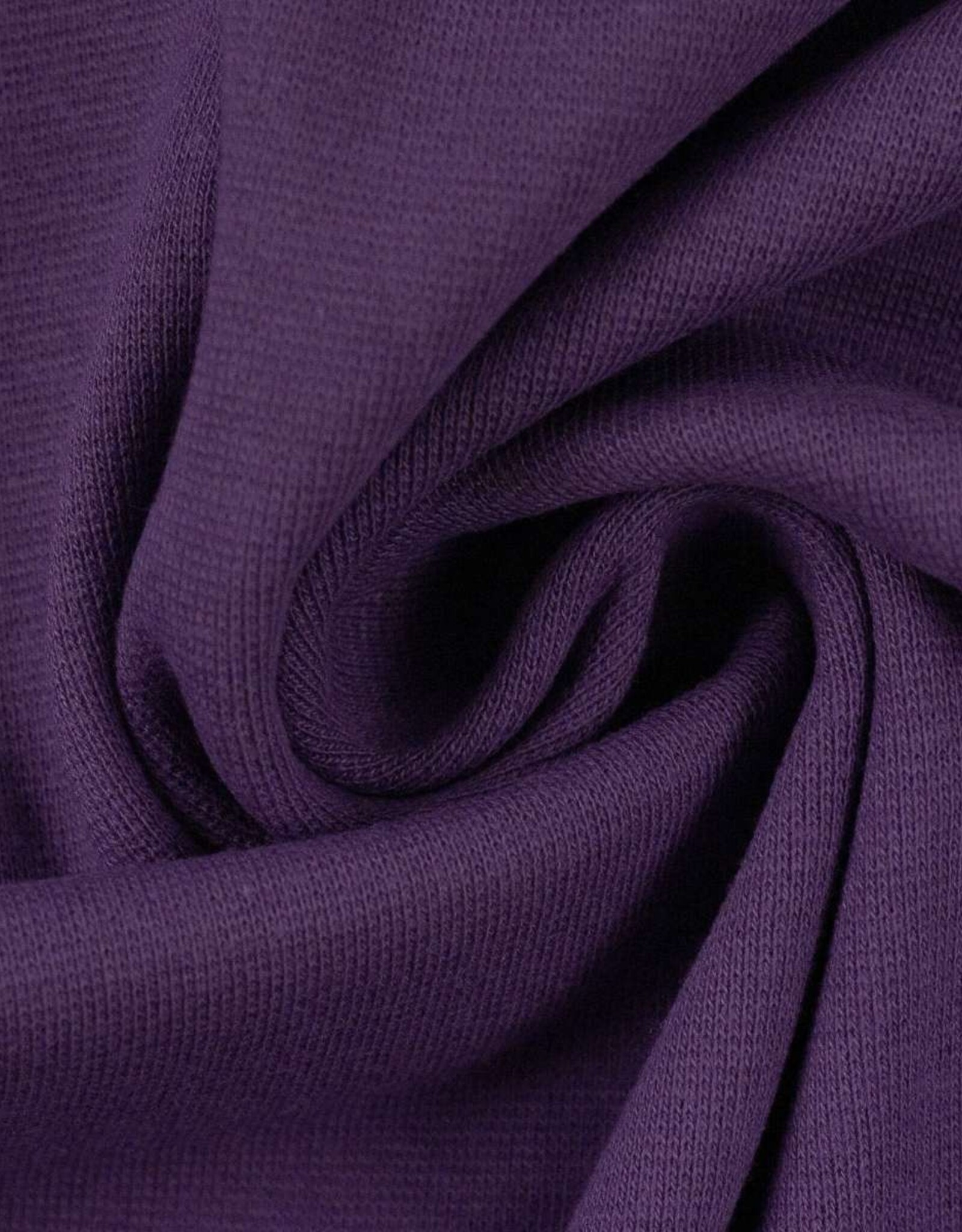 French Terry uni paars