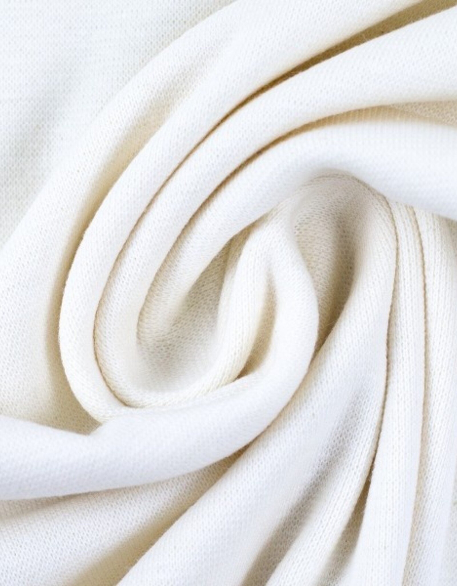 Jersey katoen uni wit